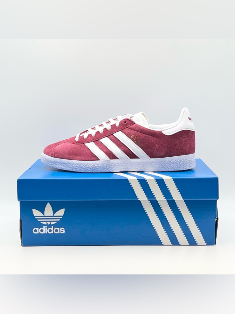 adidas Gazelle Collegiate Burgundy Size 7.5